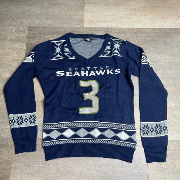 SOLD NFL Seattle Seahawks Womens Wilson Sweater XL - Picture 1 of 3